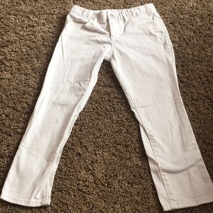 Girls size 8 skinny cropped pants